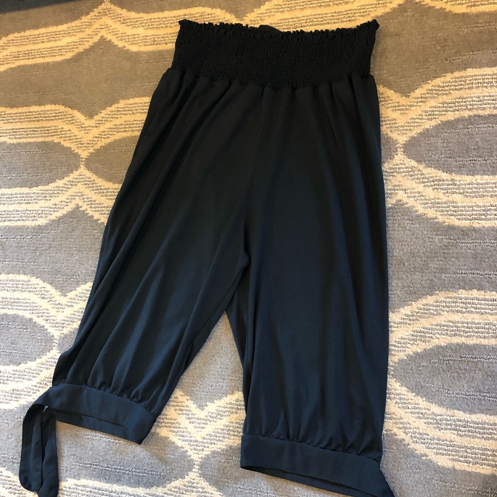 Black slouchy pants